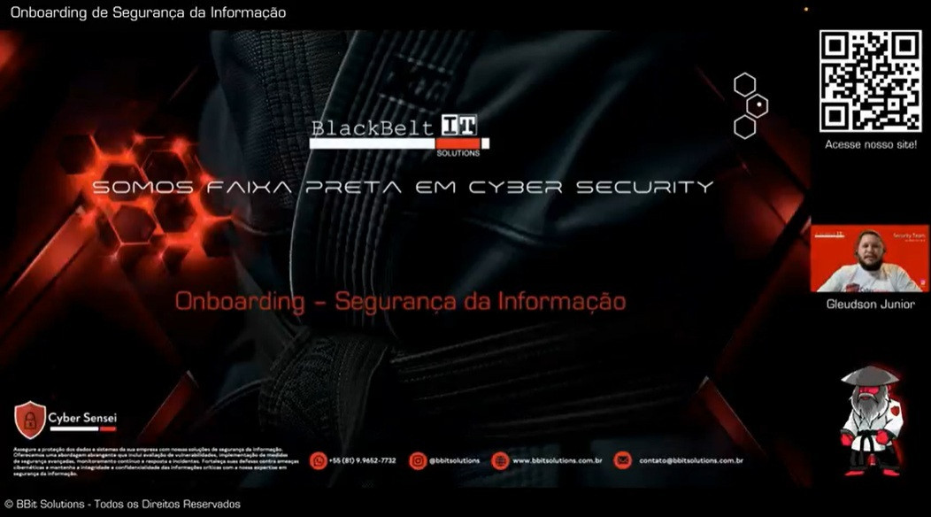 Onboarding de Segurança da Informação.